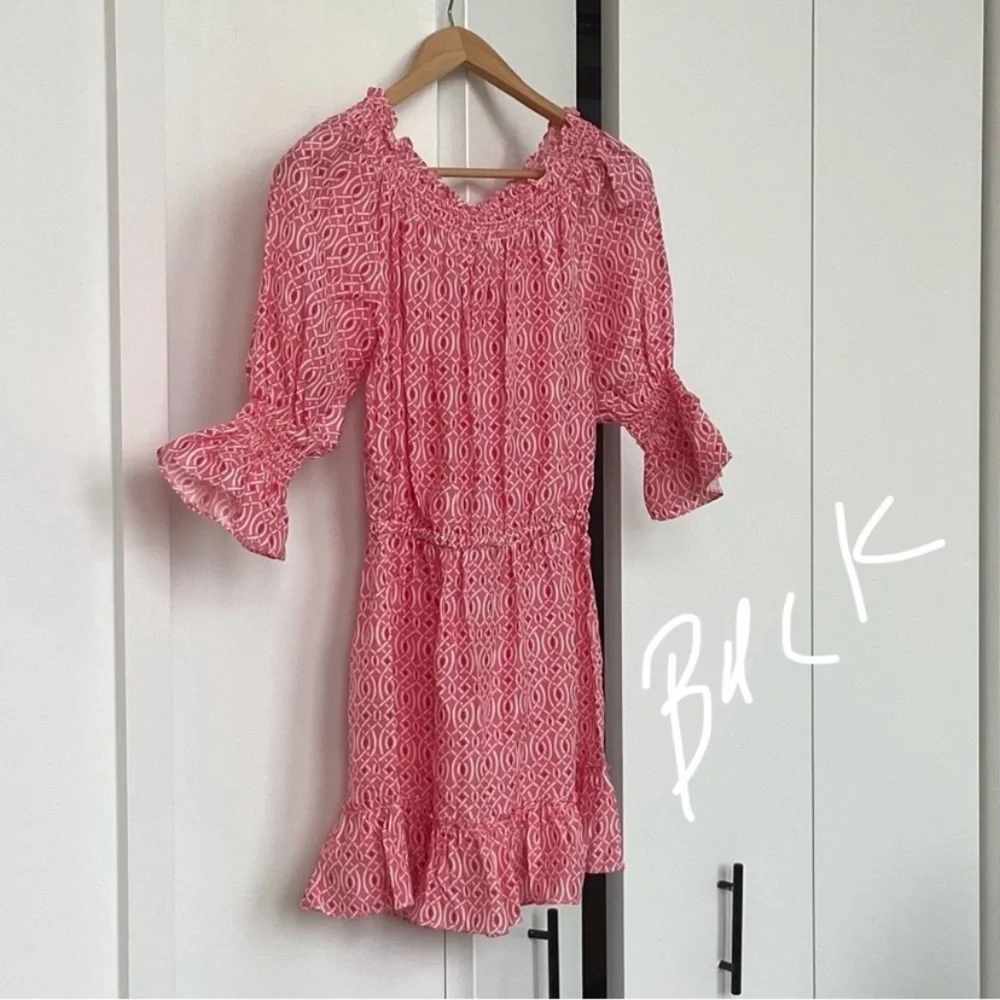 Paloma Blue - Calypso Dress - Pink Rose - Lynx Pattern - Size Small - NWT - Picture 6 of 16